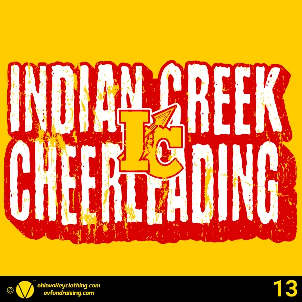 Indian Creek High School Cheerleaders 2025 Design 13