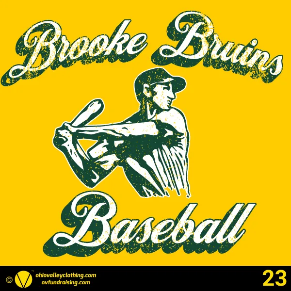 Brooke Middle School Club Baseball 2026 Design 23