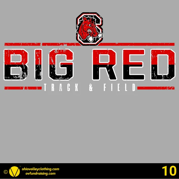 Steubenville Big Red Track 2026 Design 10