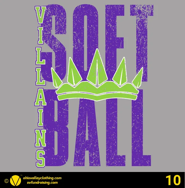 Villains Softball 2024 Design 10