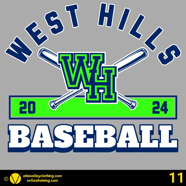 West Hills Baseball 2024 Design 11