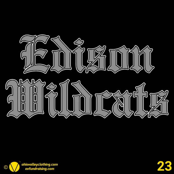 Edison Jr Wildcats Football 2026 Design 23