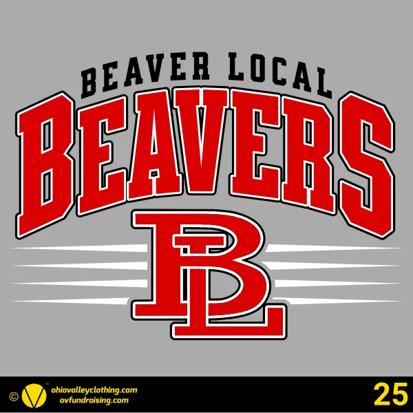 Beaver Local Red Pride Band Boosters 2026 Design 25