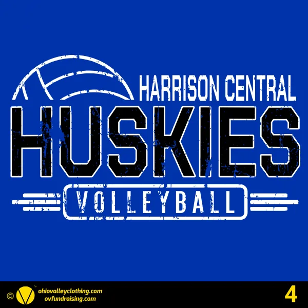 Harrison Central Volleyball Parents Club 2026 Design 04