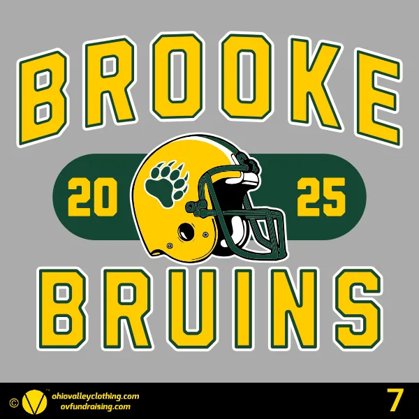 Brooke Middle School Football 2025 Design 07