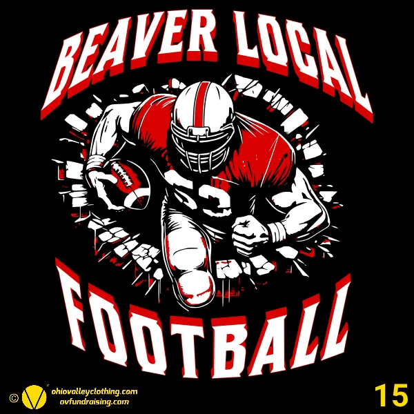 Beaver Local Touchdown Club 2025 Design 15