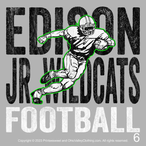 Edison Jr. Wildcats Football 2023 Sample Designs Edison Youth Football 2023 Sample Design Page 6