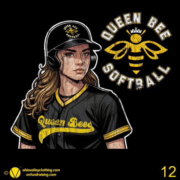 Queen Bee Softball Sample Designs 2024 Queen Bee 2024 Fundraising Sample Design 12