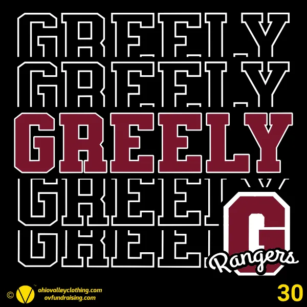 Greely Rangers Football 2026 Design 30