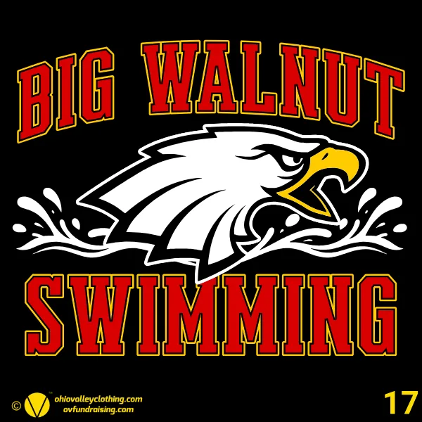 Big Walnut High School Swim Team 2026 Design 17