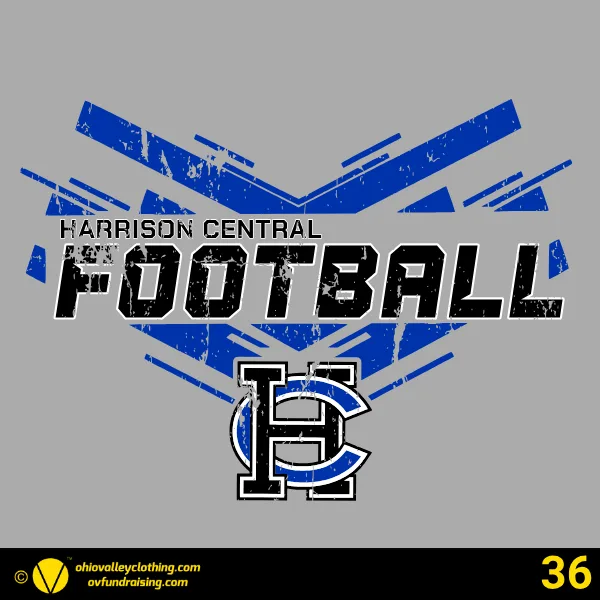Harrison Central Huskies Football 2026 Design 36