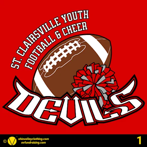 Devils Youth Football & Cheer 2026 Fundraising Sample Designs