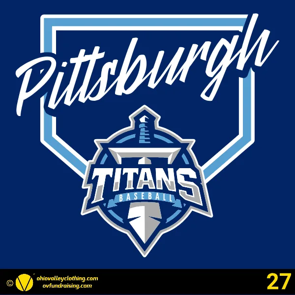 Pittsburgh Titans Baseball 2024 Design 27