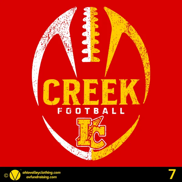 Indian Creek Middle School Football 2024 Design 07