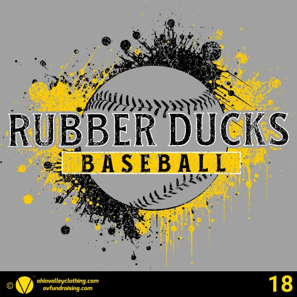 Rubber Ducks Baseball 2024 Design 18