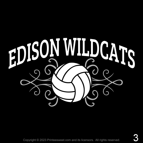 Edison Volleyball 2023 Camp Shirt Designs Edison Volleyball Volleyball Camp 2023-3