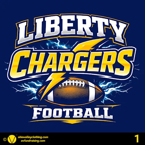 Liberty Chargers 2026 Fundraising Sample Designs