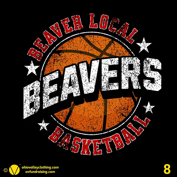 Beaver Local Boys Basketball 2024-2025 Design 08