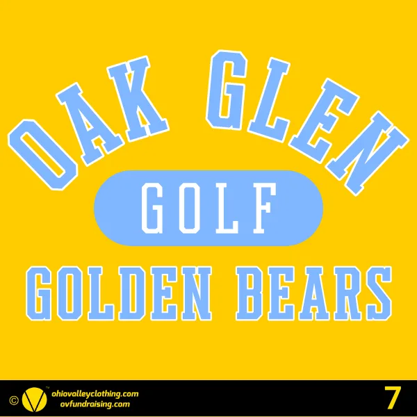 Oak Glen High School Golf 2026 Design 07