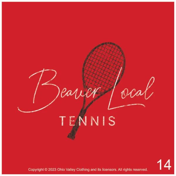 Beaver Local Girls Tennis 2023 Sample Design Page 14