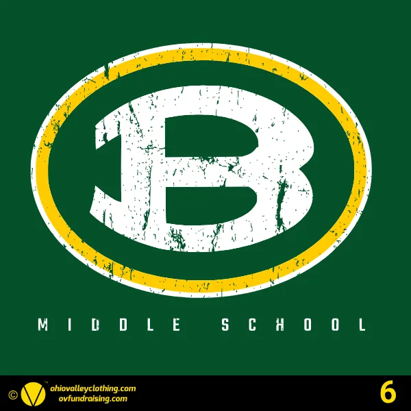 Brooke Middle School Football 2026 Design 06