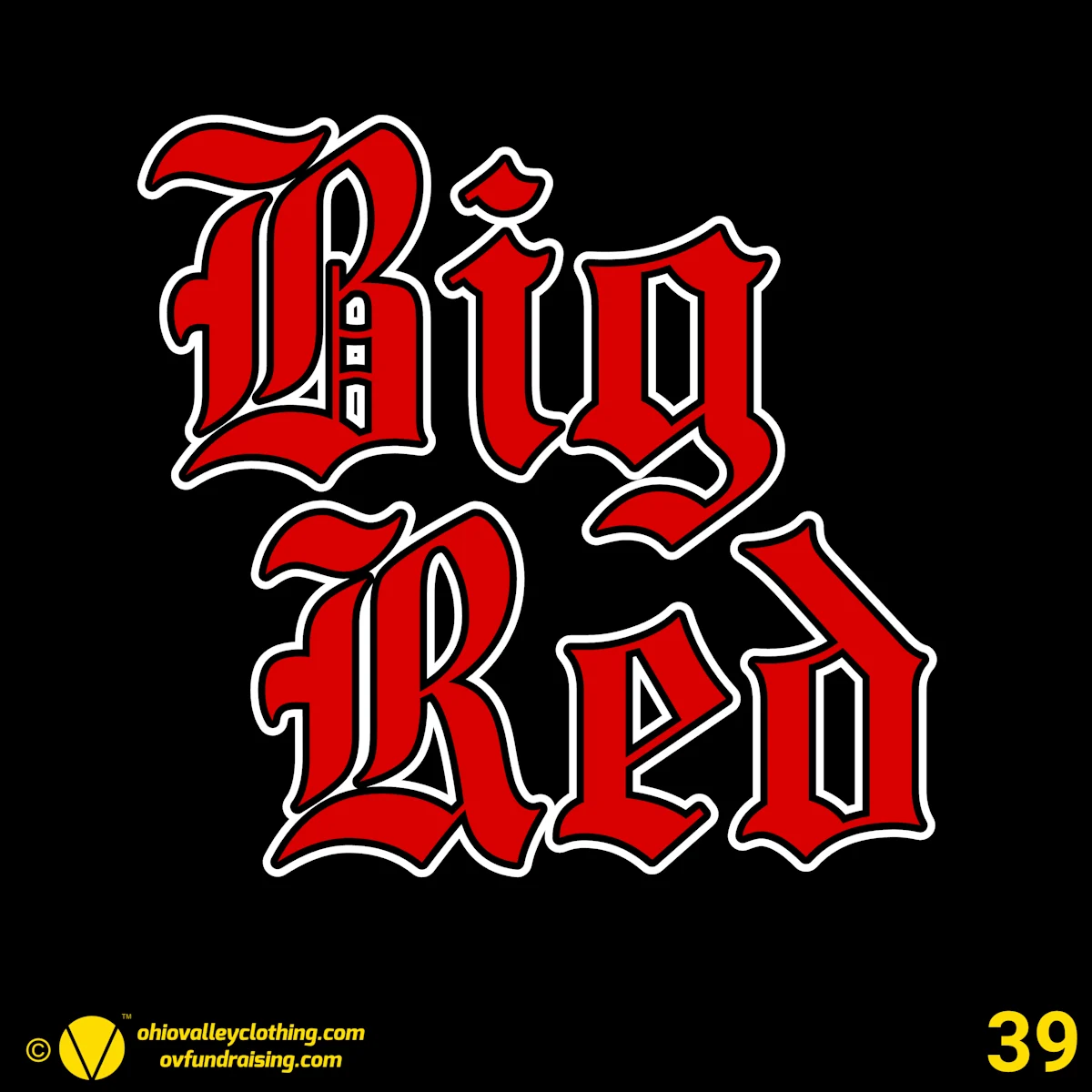 Steubenville Big Red Wrestling 2025-26 Design 39