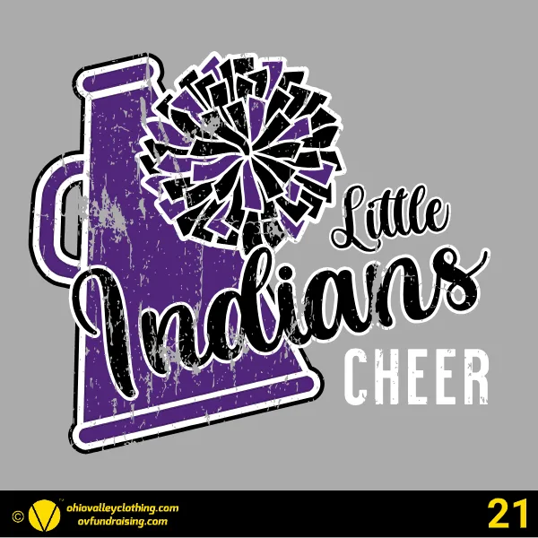 Mascoutah Little Indians Football and Cheer 2026 Design 21