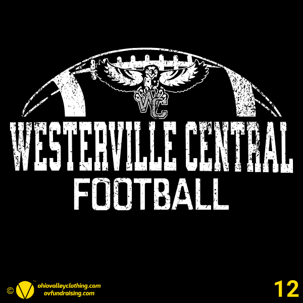 Westerville Central Football 2024 Fundraising Sample Designs Westerville Central Football 2024 Design 12