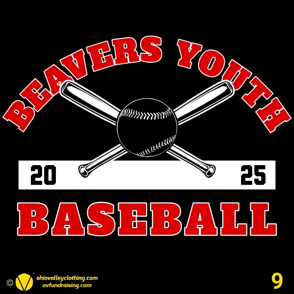 Beaver Youth Baseball 2025 Design 09