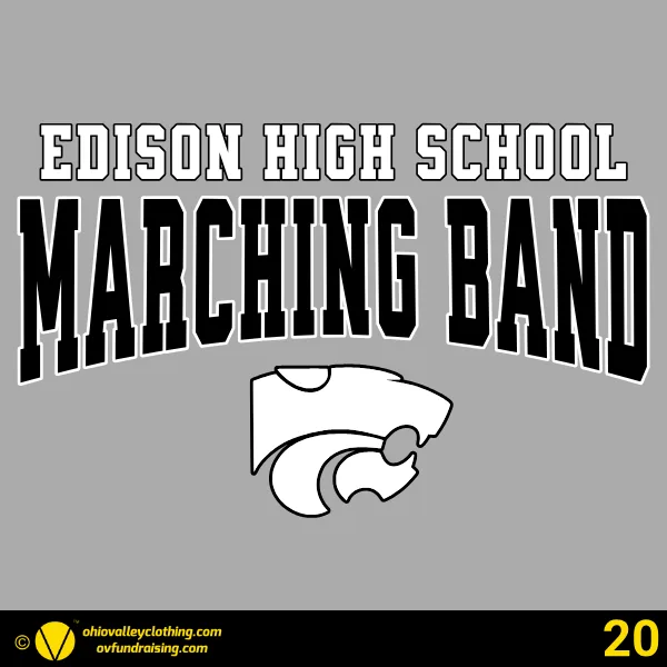 Edison High School Band Boosters 2026 Design 20