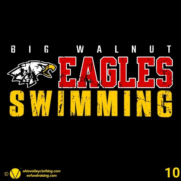 Big Walnut High School Swim Team 2026 Design 10