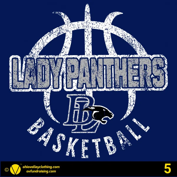 Buckeye Local Lady Panthers Basketball 2024 Design 05