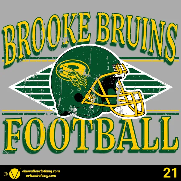 Brooke Middle School Football 2026 Design 21