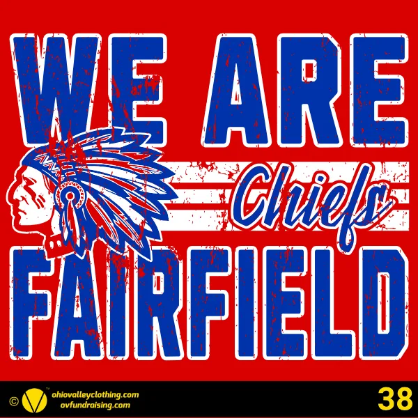 Fairfield Chiefs Baseball 2026 Design 38