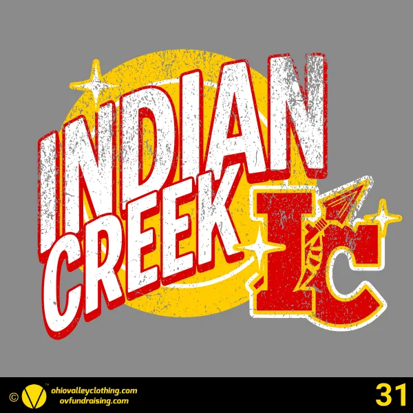 Indian Creek Middle School Football 2024 Design 31