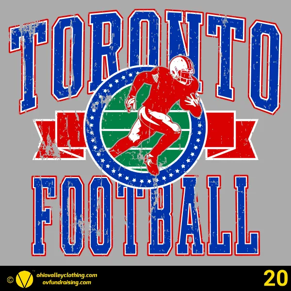 Toronto High School Football 2025 Design 20