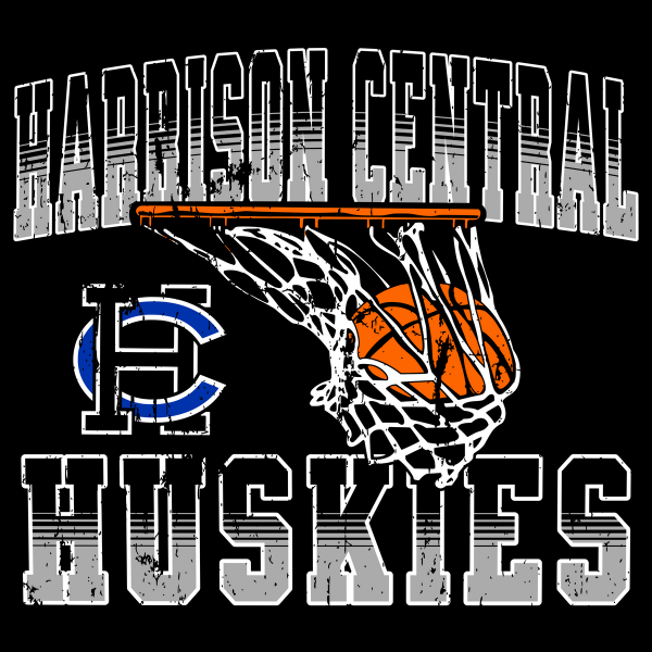 Harrison Central Girls Basketball 2025-26 logo