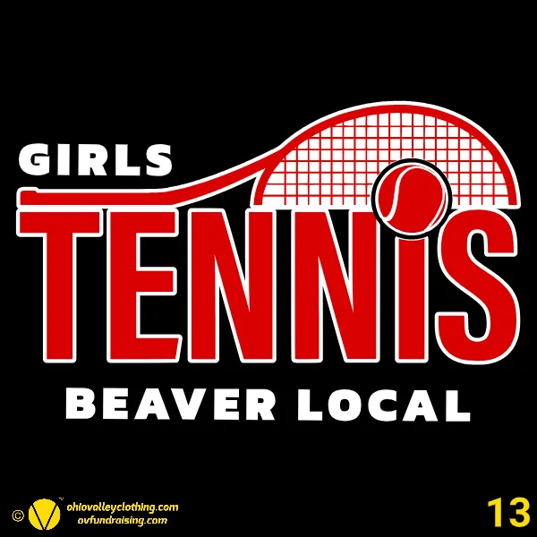 Beaver Local Girls Tennis Fall 2025 Design 13