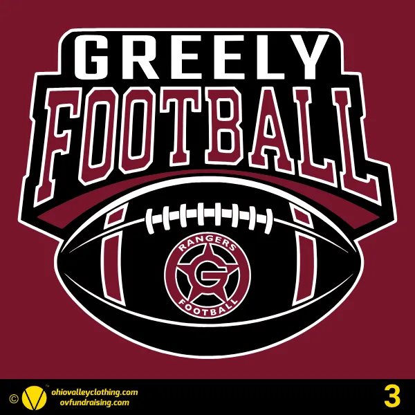 Greely Rangers Football 2026 Design 03