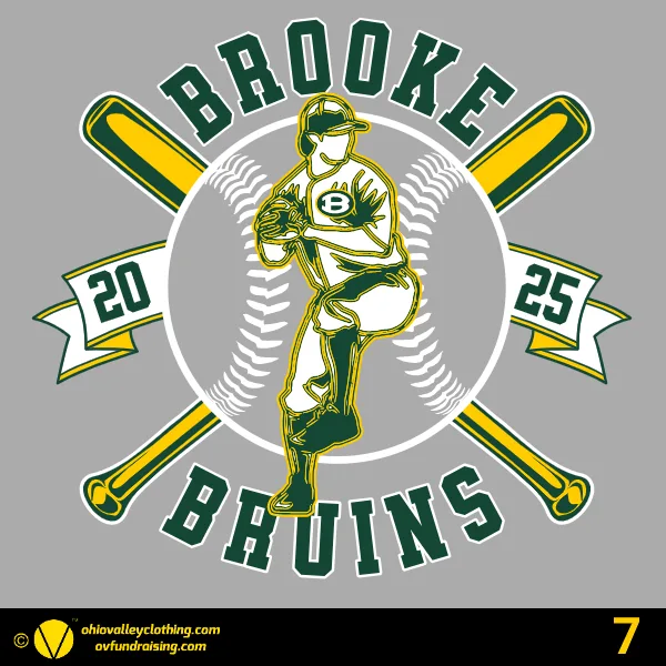Brooke Middle School Baseball 2025 Design 07