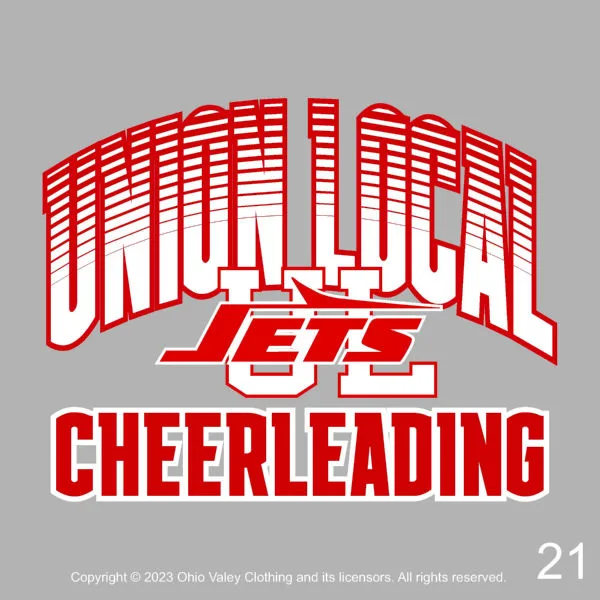 Union Local Cheerleaders 2023 Fundraising Sample Design Page 21