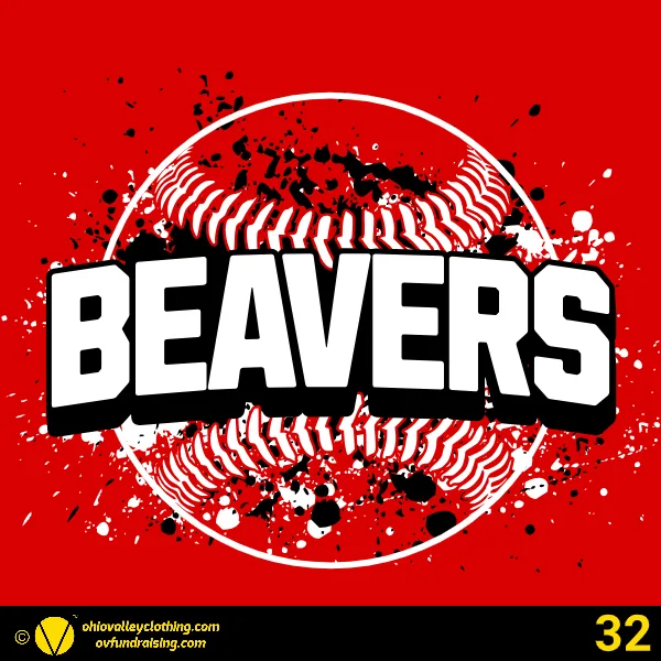 Beaver Youth Baseball 2025 Design 32