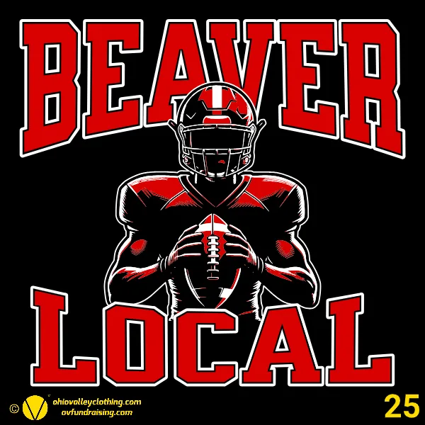 Beaver Local Touchdown Club 2025 Design 25