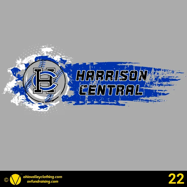 Harrison Central Youth Baseball Association 2025 Design 22