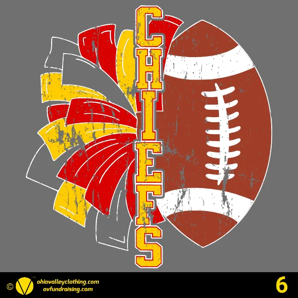 Indian Creek Youth Football and Cheering 2025 Design 06