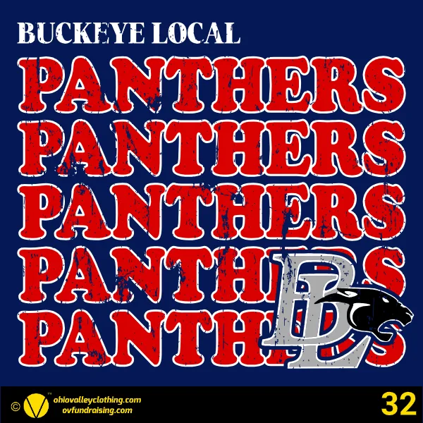 Buckeye Local Lady Panthers Basketball 2025-26 Design 32