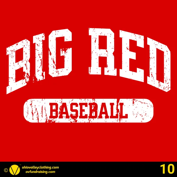 Steubenville Big Red Baseball 2026 - Design 10