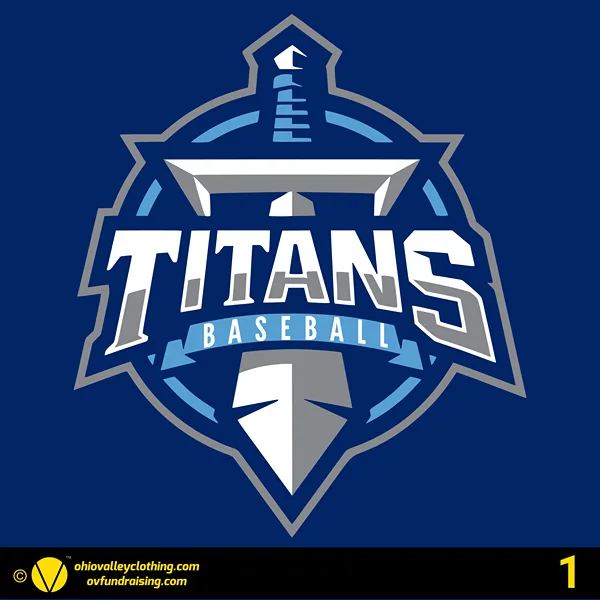 Pittsburgh Titans Baseball 2024 Design 01