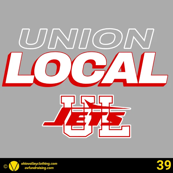 Union Local Little Jets Football 2026 Design 39