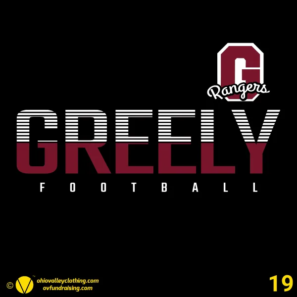 Greely Rangers Football 2026 Design 19